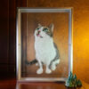 Custom Hand-Carved Multi-Layer 3D Pet Portrait